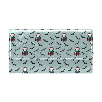 Vampire Print Design LKS304 Women's Trifold Wallet