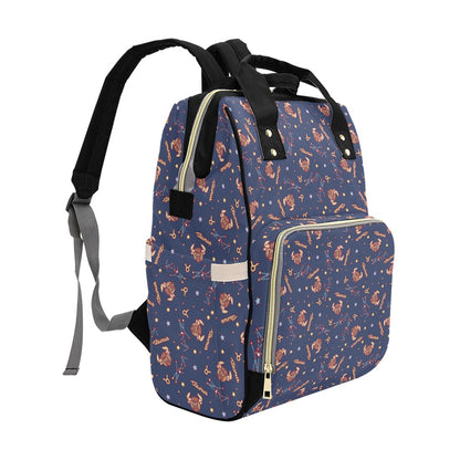 Taurus Print Design LKS304 Diaper Bag Backpack