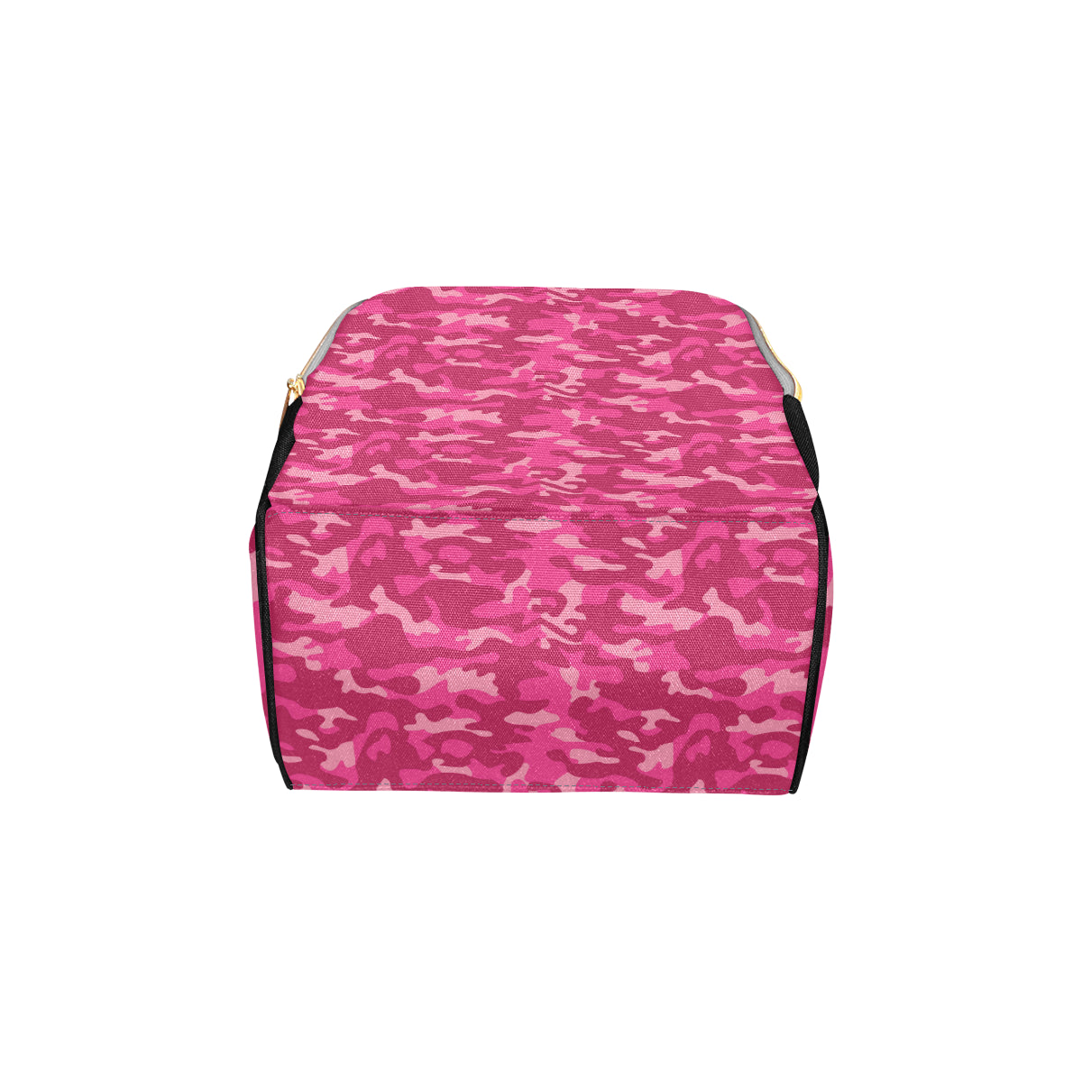 Camo Pink Pattern Print Design 01 Diaper Bag Backpack