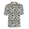 Rooster Themed Design Men Polo Shirt