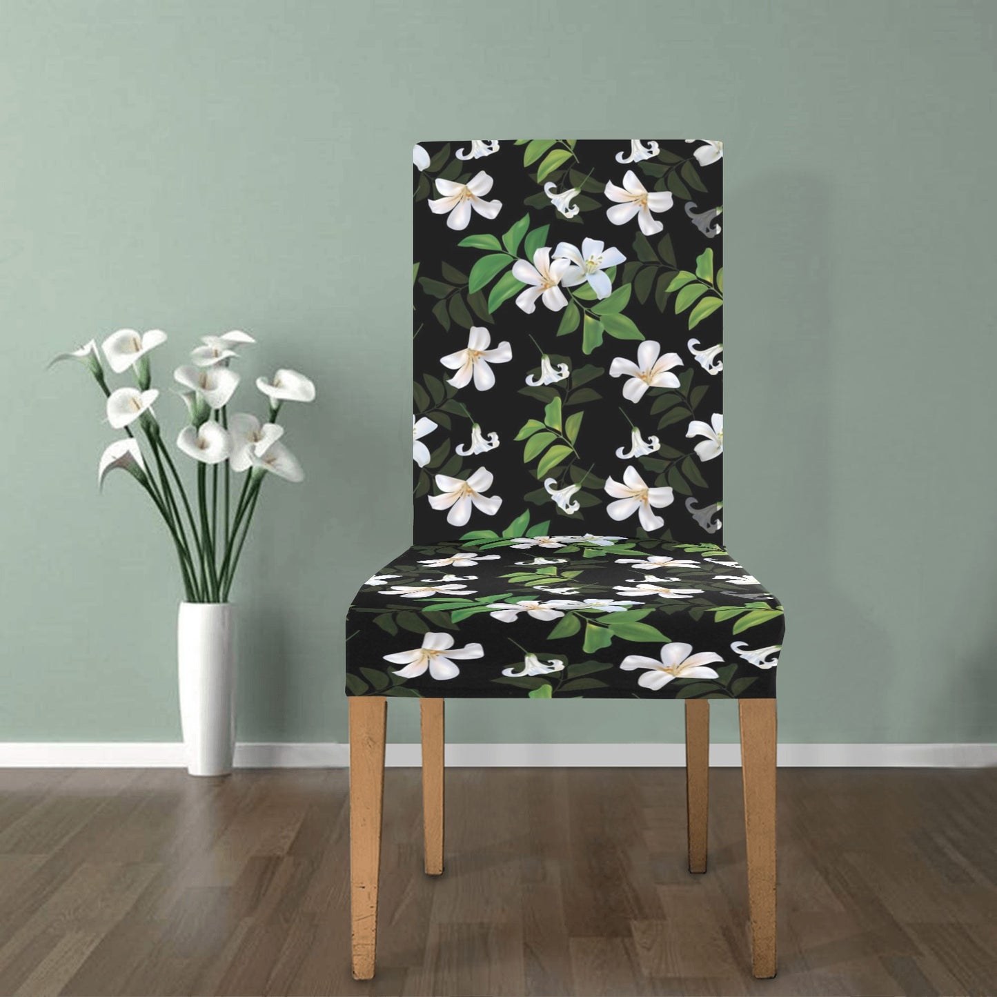 Sampaguita Print Design LKS301 Dining Chair Slipcover