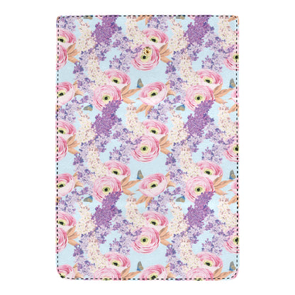Lilac Pattern Print Design LI03 Women's Trifold Wallet