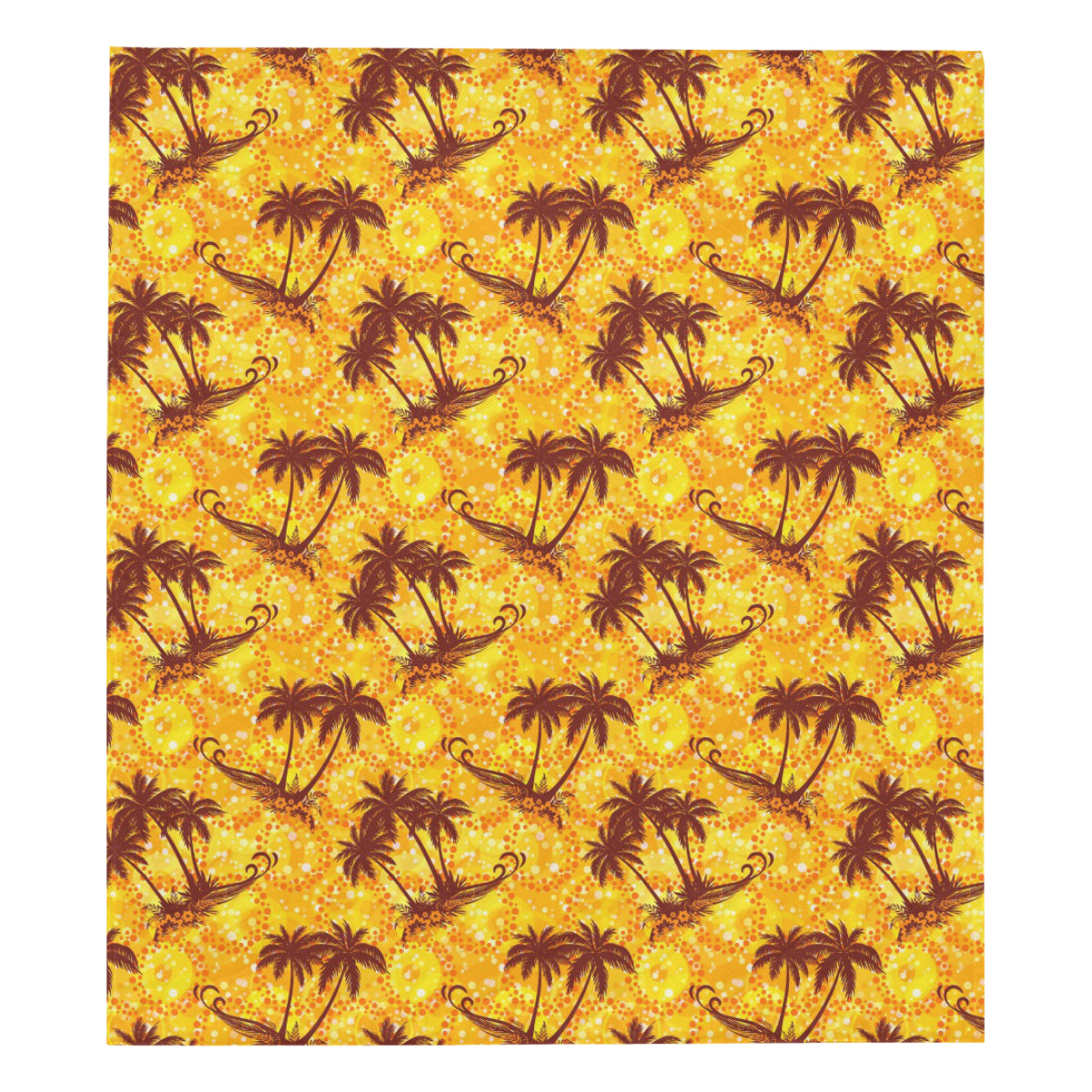 Palm Tree Pattern Print Design PT012 Premium Quilt