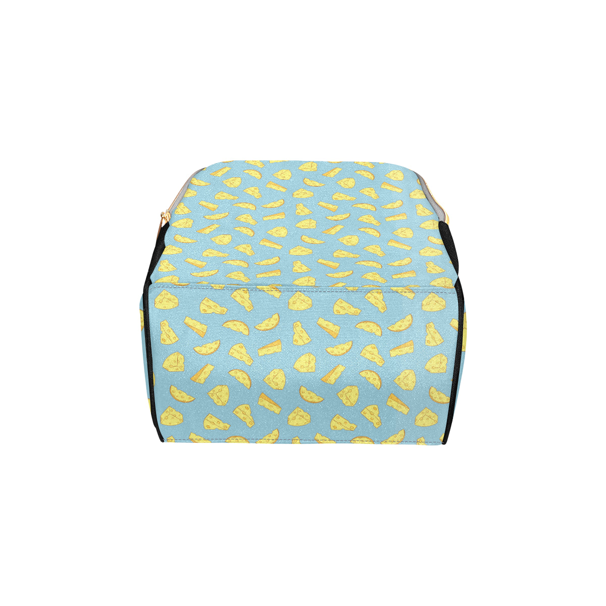 Cheese Pattern Print Design 04 Diaper Bag Backpack
