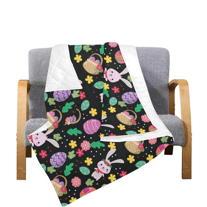 Easter Eggs Pattern Print Design RB05 Premium Quilt