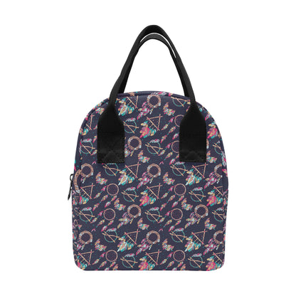 Boho Dream Catcher Colorful Insulated Lunch Bag