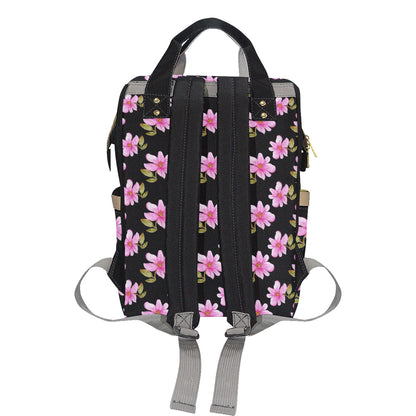 Magnolia Pattern Print Design MAG06 Diaper Bag Backpack