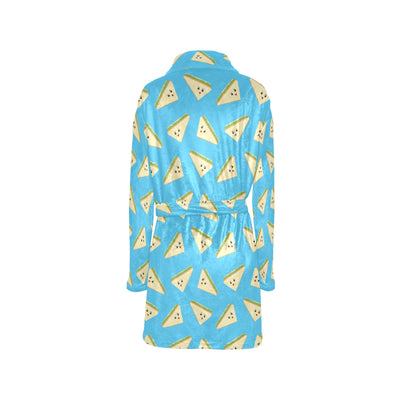 Sandwich Emoji Print Design LKS305 Women's Fleece Robe