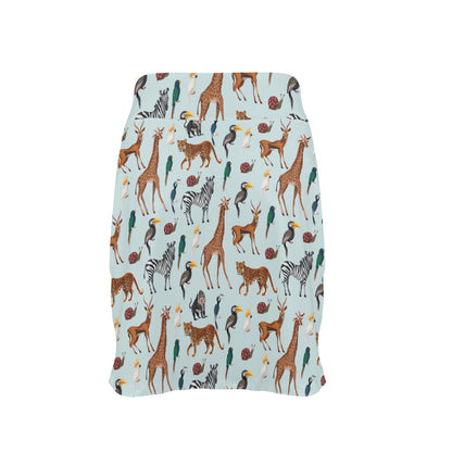 Safari Animal Print Design LKS306 17" Golf & Pickleball Skort with Pockets