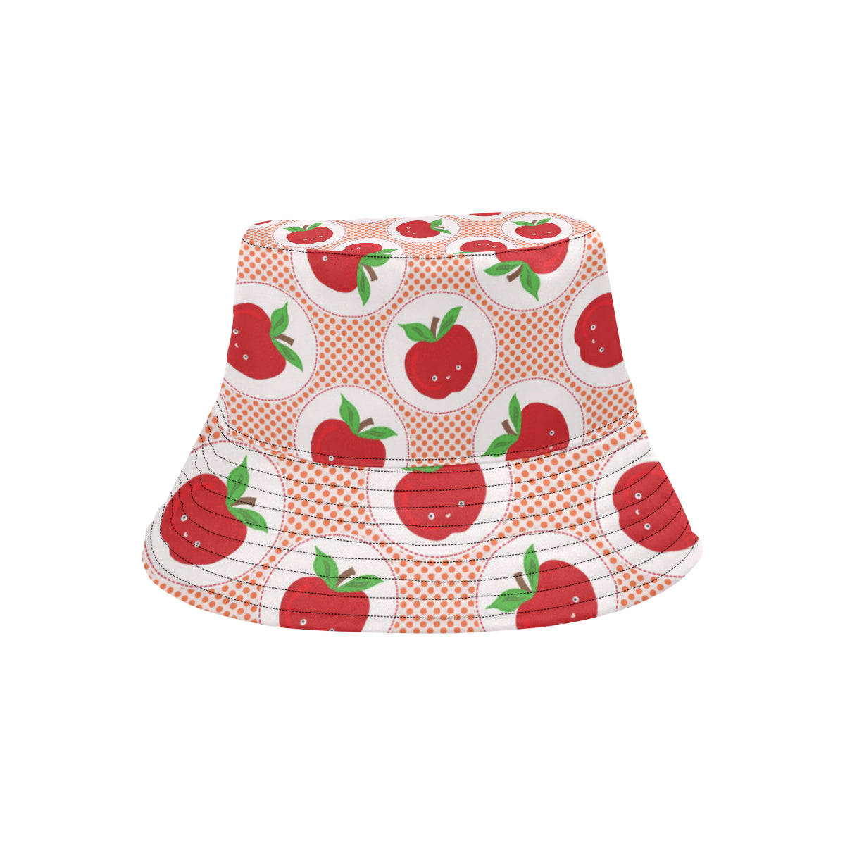 Apple Pattern Print Design AP08 Unisex Bucket Hat