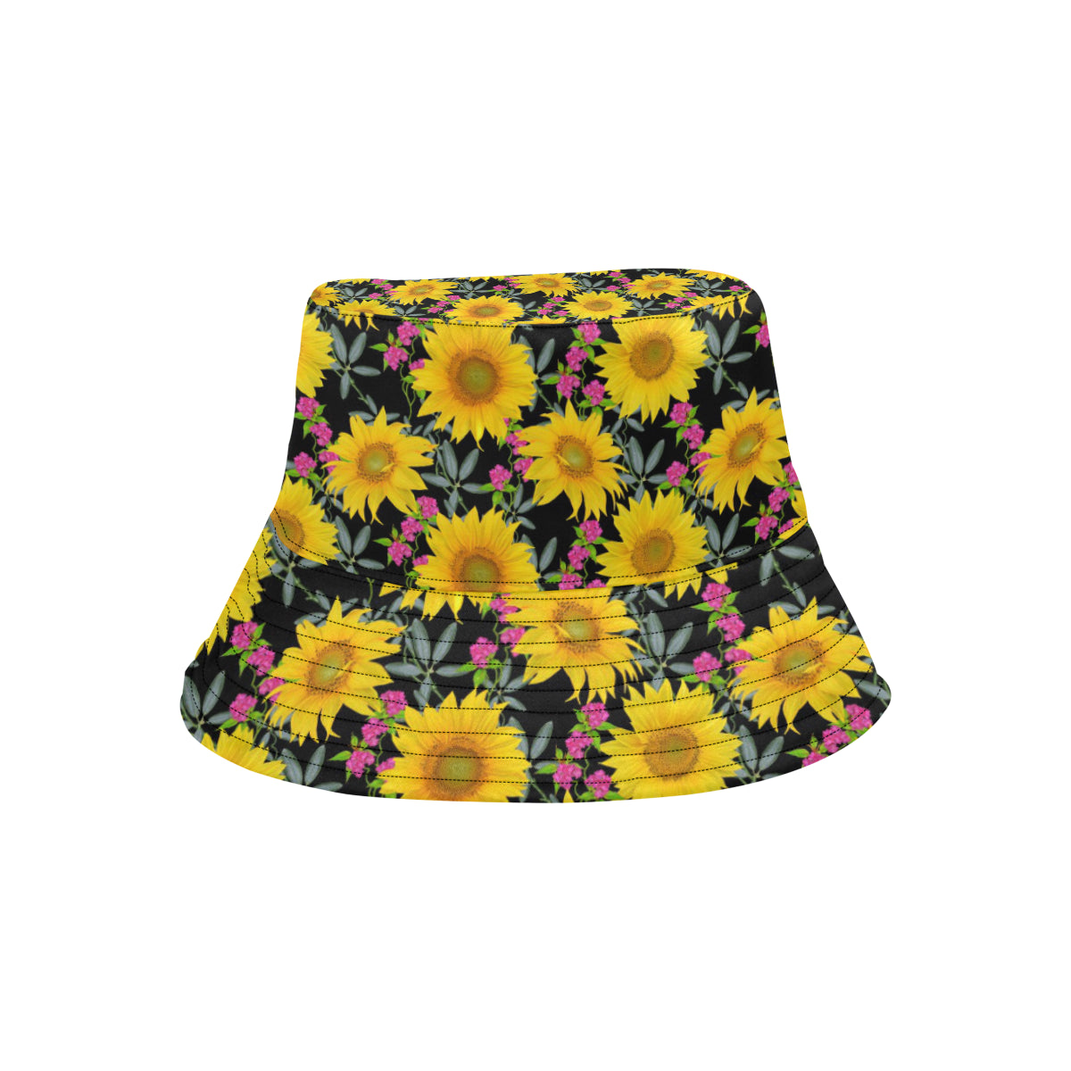 Sunflower Pattern Print Design SF014 Unisex Bucket Hat