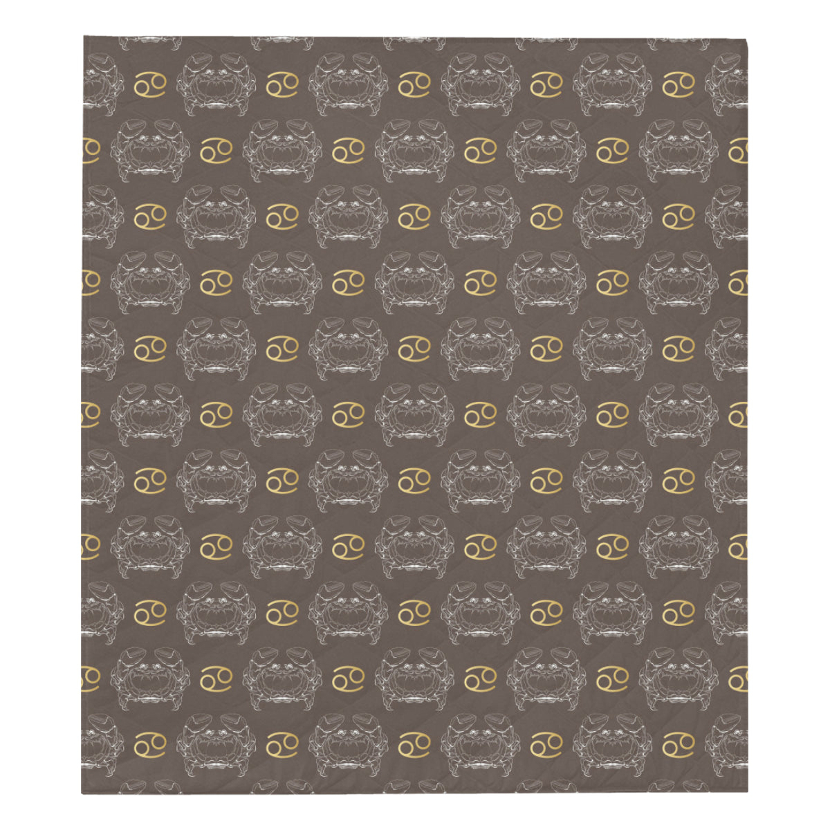 Cancer Zodiac Pattern Print Design 01 Premium Quilt