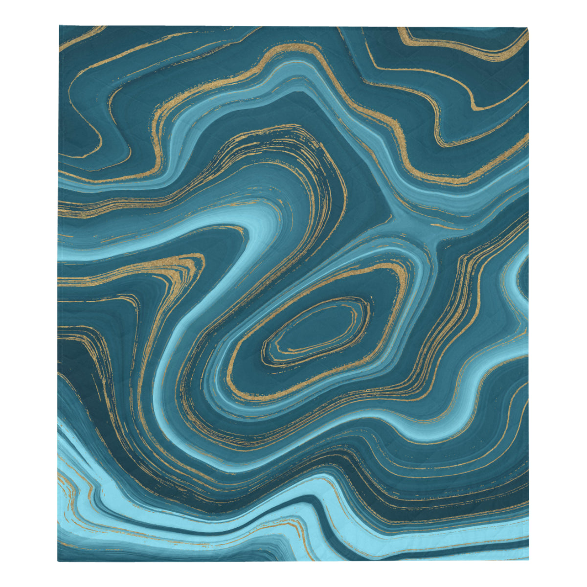 Liquid Pattern Print Design 04 Premium Quilt