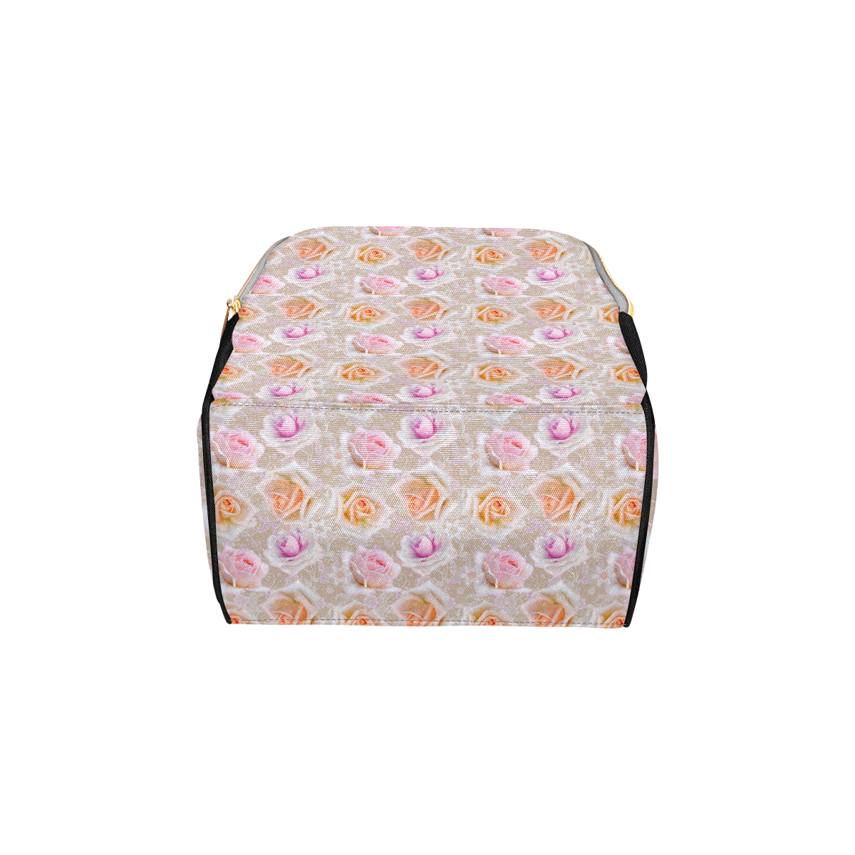 Rose Pattern Print Design RO011 Diaper Bag Backpack