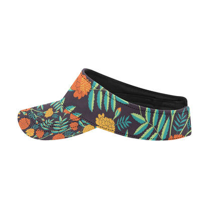 Marigold Pattern Print Design MR01 Unisex Sun Visor