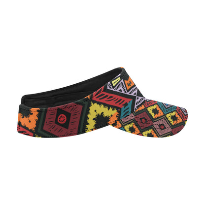 African Pattern Print Design 08 Unisex Sun Visor