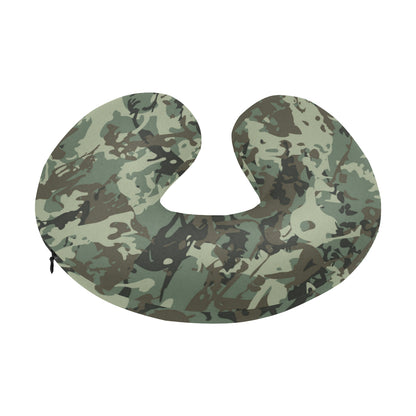Camouflage Pattern Print Design 06 U-Shaped Travel Neck Pillow