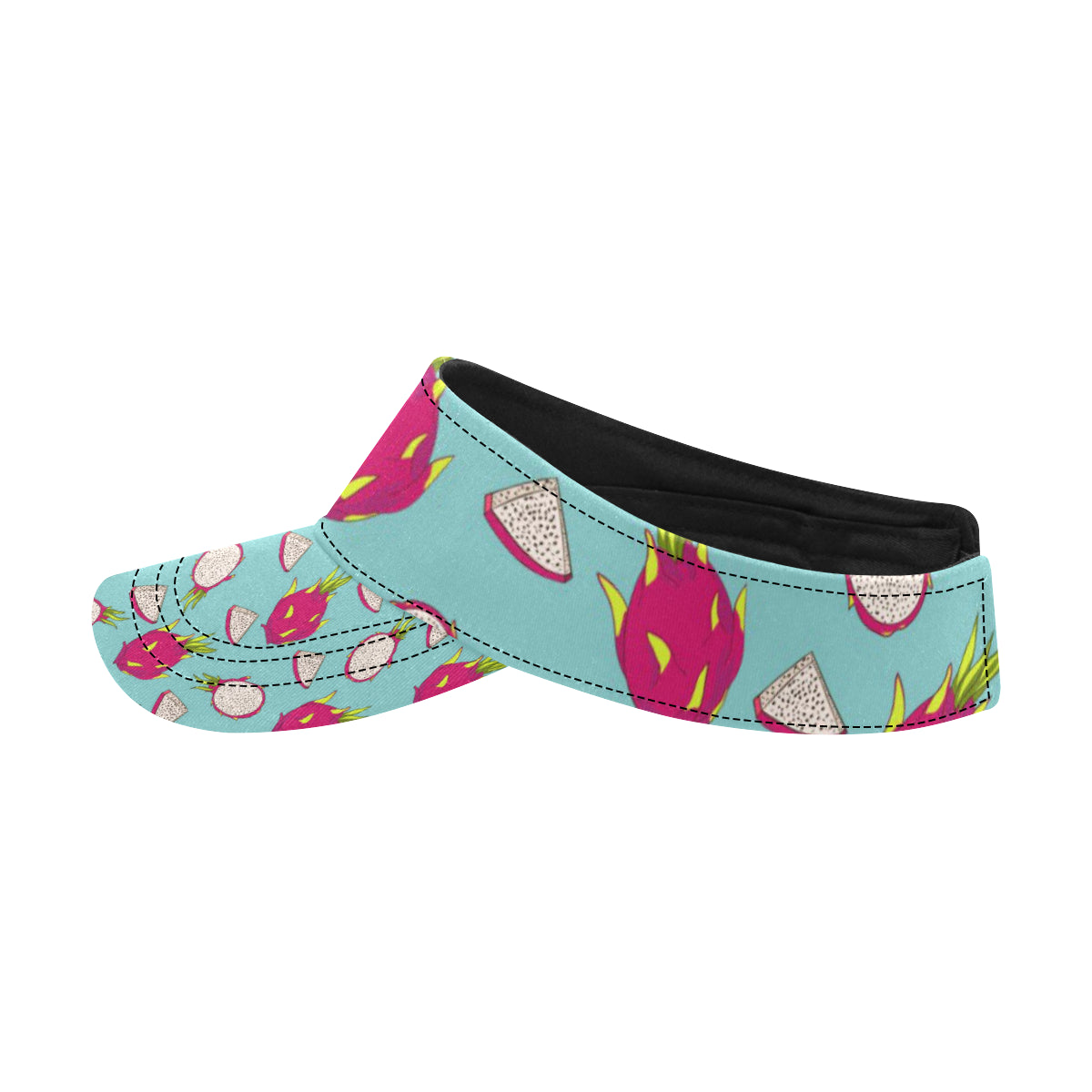 Dragonfruit Pattern Print Design DF01 Unisex Sun Visor