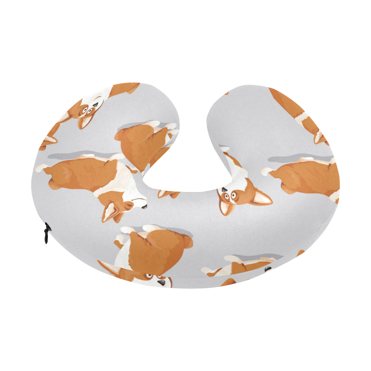 Pembroke Welsh Corgis Pattern Print Design A04 U-Shaped Travel Neck Pillow