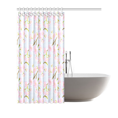Pink Cherry Blossom Sakura Shower Curtain