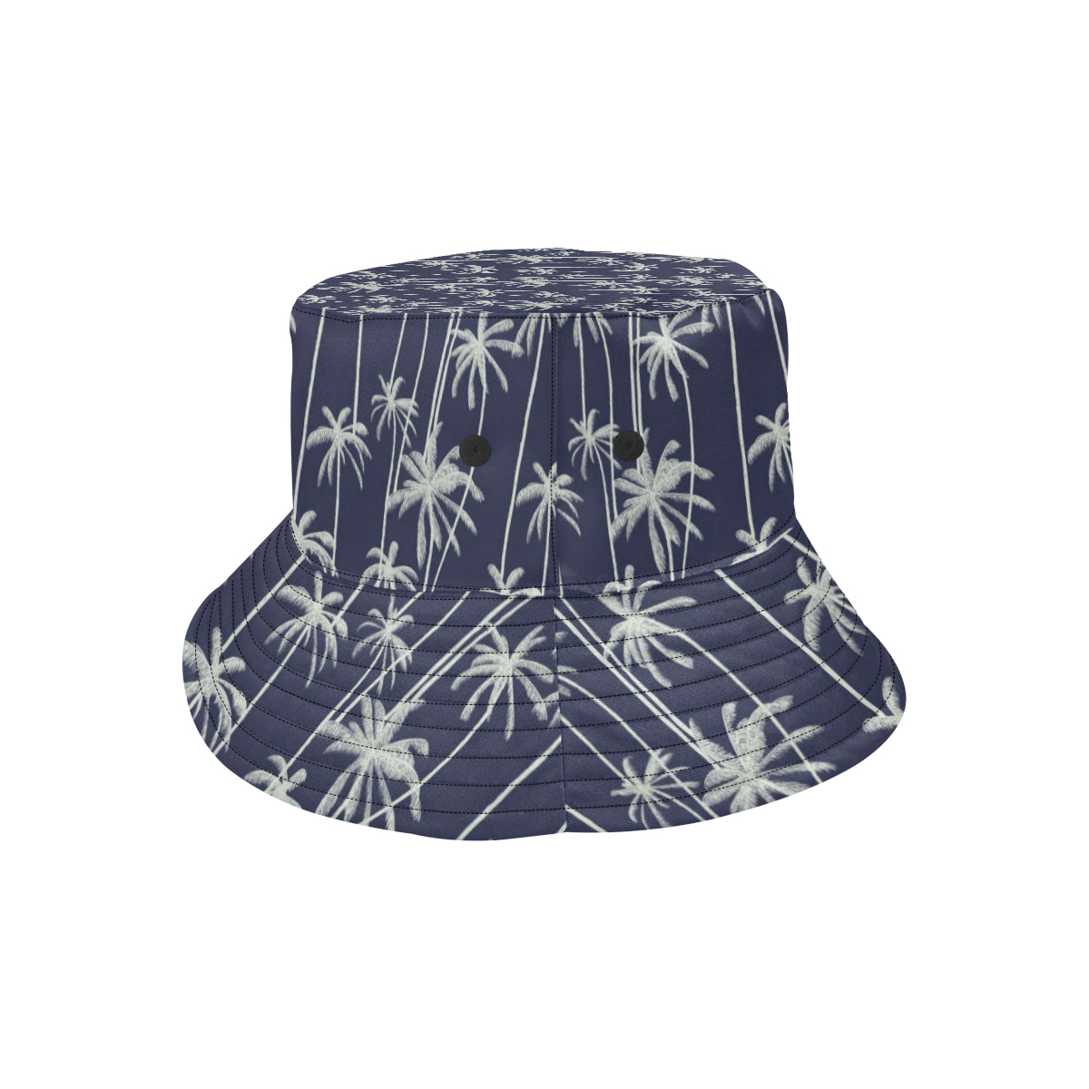 Palm Tree Pattern Print Design PT06 Unisex Bucket Hat