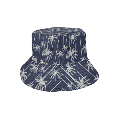 Palm Tree Pattern Print Design PT06 Unisex Bucket Hat