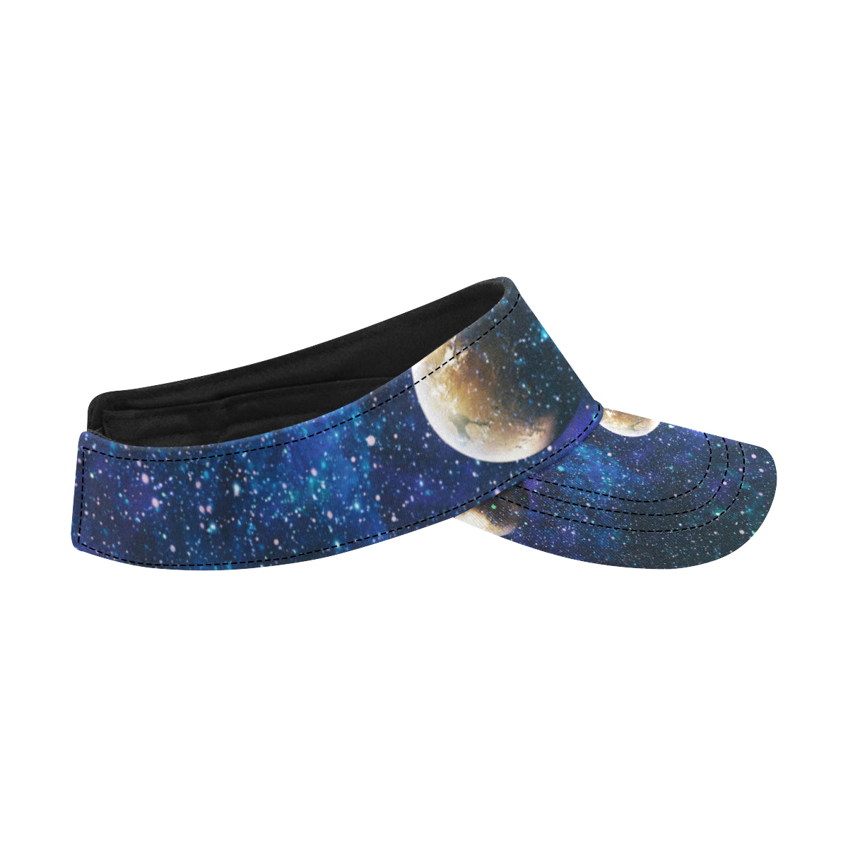 Galaxy Stardust Planet Space Print Unisex Sun Visor