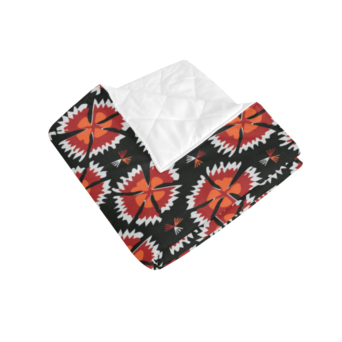 Carnations Pattern Print Design CN03 Premium Quilt