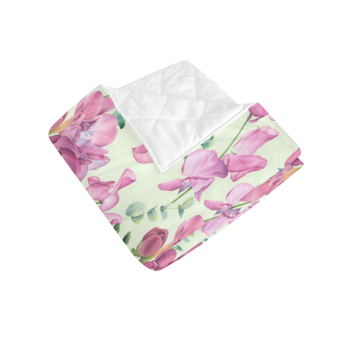 Peony Pattern Print Design PE011 Premium Quilt