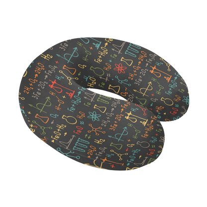 Chemical Pattern Print Design 03 U-Shaped Travel Neck Pillow