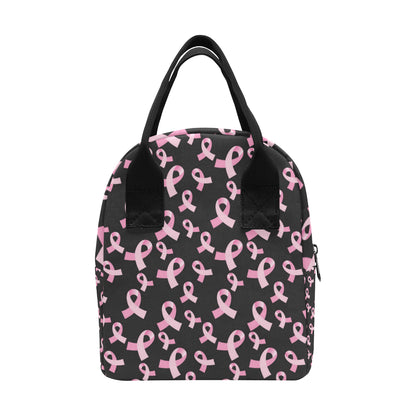 Breast Cancer Awareness Design Insulated Lunch Bag