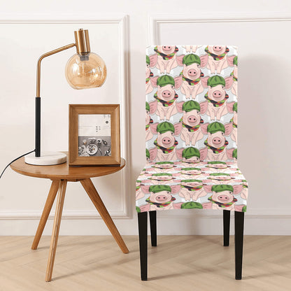 Pig Print Design LKS403 Dining Chair Slipcover