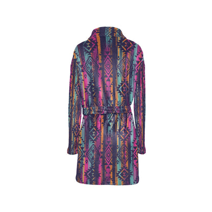 Line Tribal Aztec Women's Fleece Robe