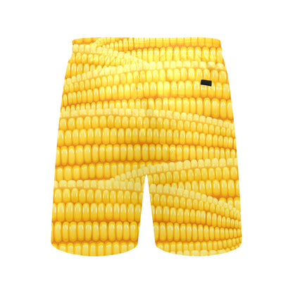 Agricultural Corn cob Pattern Men's Swim Trunks Beach Shorts