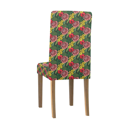 Summer Floral Print Design LKS305 Dining Chair Slipcover
