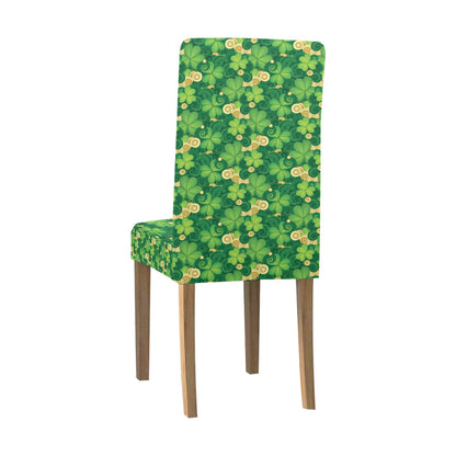 Shamrock Print Design LKS301 Dining Chair Slipcover