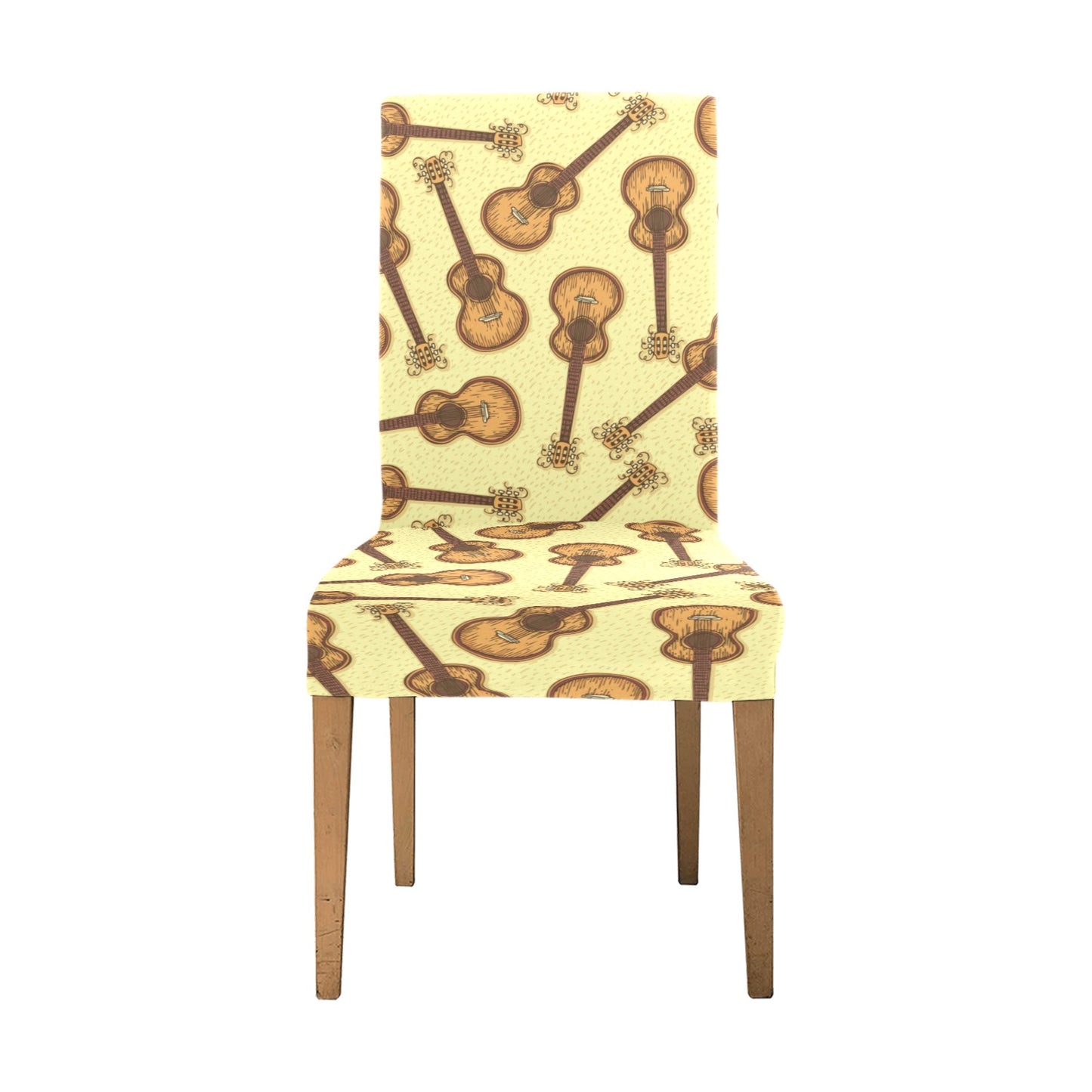 Acoustic Guitar Print Design LKS402 Dining Chair Slipcover