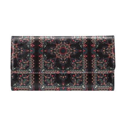 Bandana Print Design LKS307 Women's Trifold Wallet