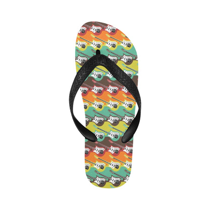 Electric Guitar Print Design LKS401 Flip Flops