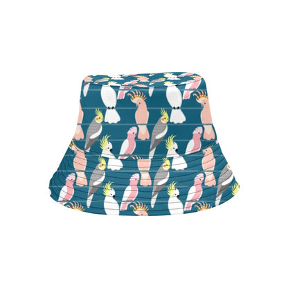Cockatoo Print Design LKS401 Unisex Bucket Hat