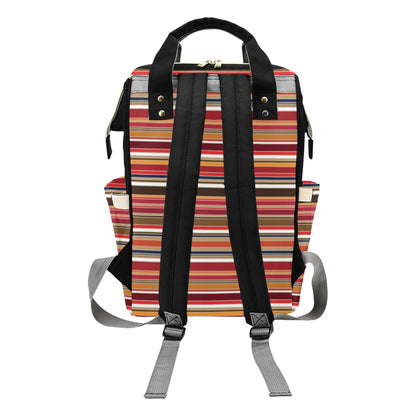 Serape Print Design LKS301 Diaper Bag Backpack