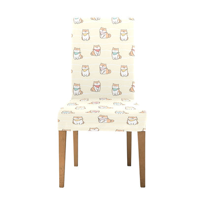 Shiba Inu Print Design LKS306 Dining Chair Slipcover