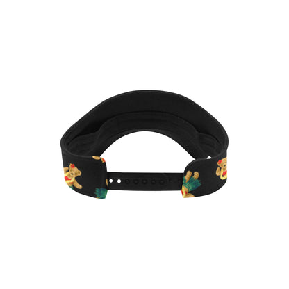 Hula Bear Pattern Print Design 06 Unisex Sun Visor