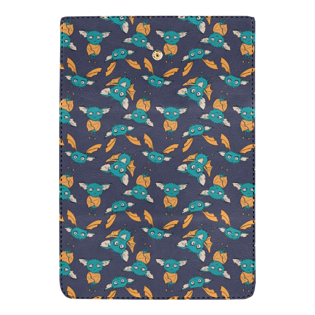 Bat Pattern Print Design 07 Women's Trifold Wallet