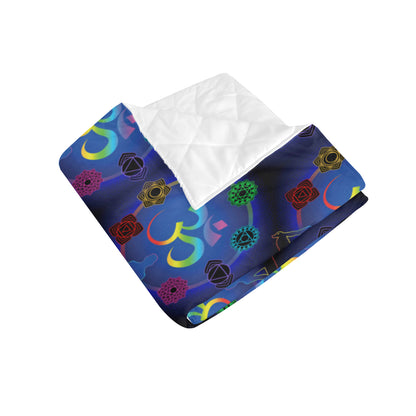 Chakra Zen Yoga OM Premium Quilt