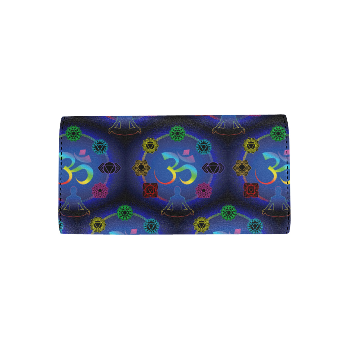 Chakra Zen Yoga OM Women's Trifold Wallet