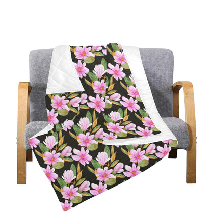 Magnolia Pattern Print Design MAG08 Premium Quilt
