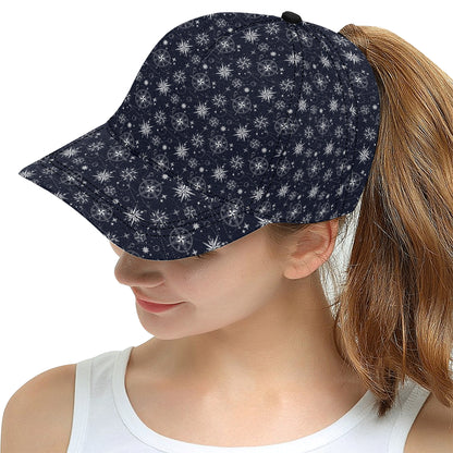 Nautical Sky Design Themed Print Snapback Cap