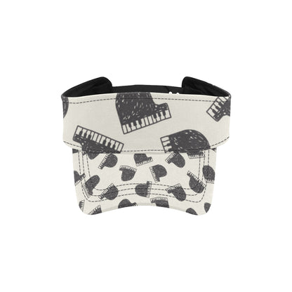 Piano Pattern Print Design 04 Unisex Sun Visor