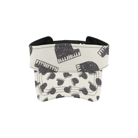 Piano Pattern Print Design 04 Unisex Sun Visor